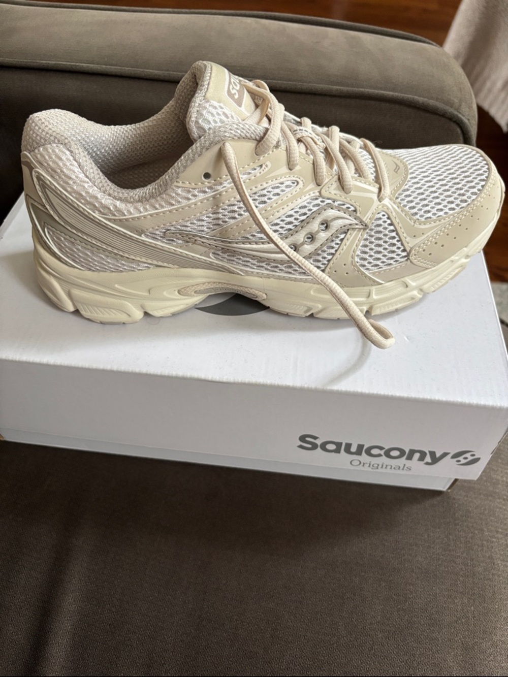 Saucony ride millennium cream new in box shoes